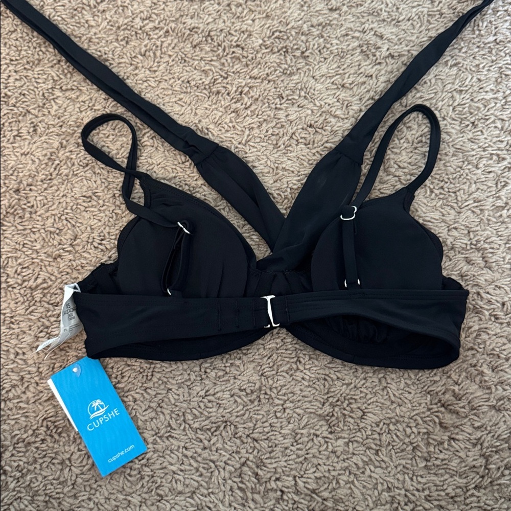 Cupshe Elegant Black Bikini Set size XS - Picture 8 of 9